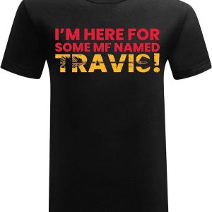 Travis Kelce T-Shirt Football Sports Fan T-Shirt NBA