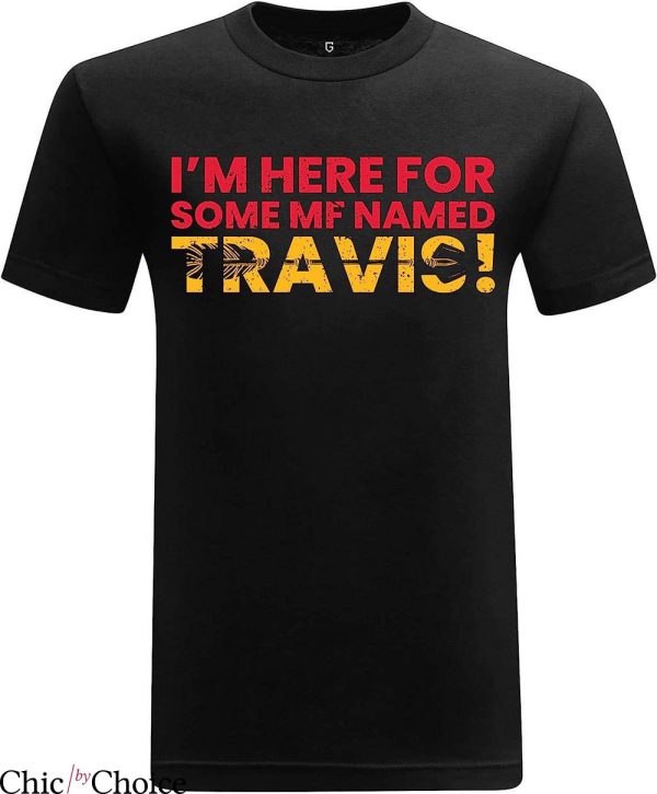 Travis Kelce T-Shirt Football Sports Fan T-Shirt NBA