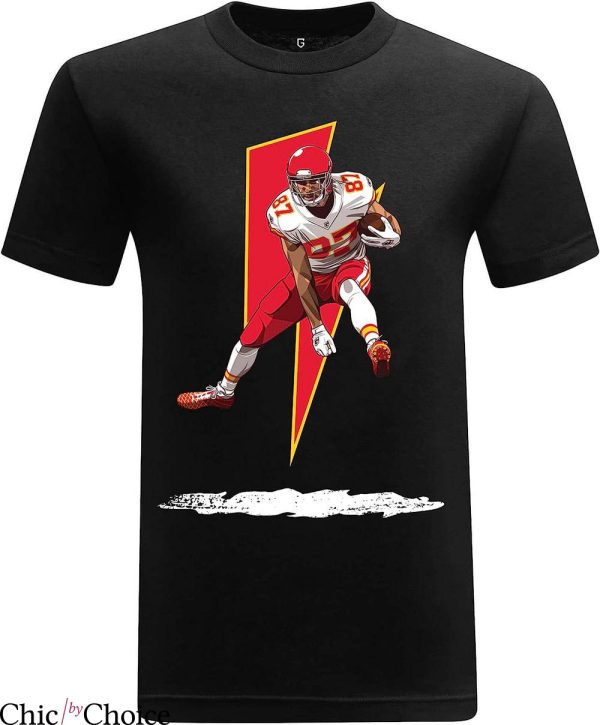 Travis Kelce T-Shirt Game Garment Football Kansas City Tight