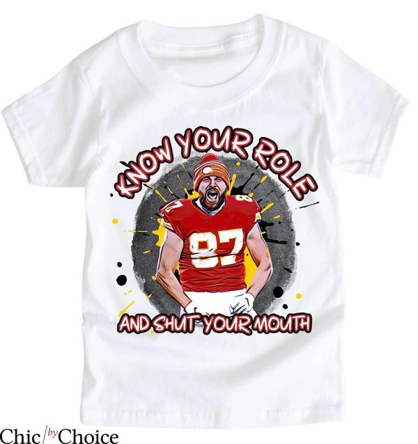 Travis Kelce T-Shirt Shut Your Mouth T-Shirt NBA