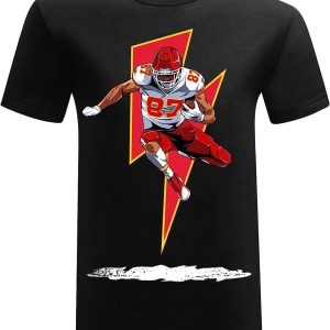 Travis Kelce T-Shirt Thundering No.87 T-Shirt NBA