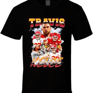 Travis Kelce T-Shirt Travis Kelce Collage T-Shirt NBA