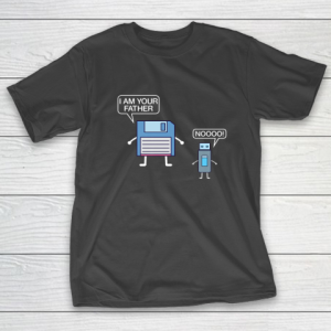 USB Floppy Disk I Am Your Father Nerdy Computer Geek T-Shirt