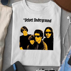Velvet Underground T-Shirt Balck Glasses T-Shirt Music