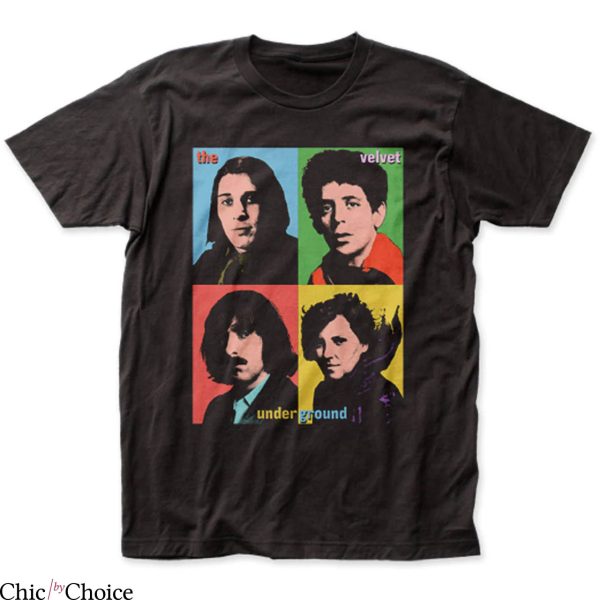 Velvet Underground T-Shirt Velvet Underground Band With Nico