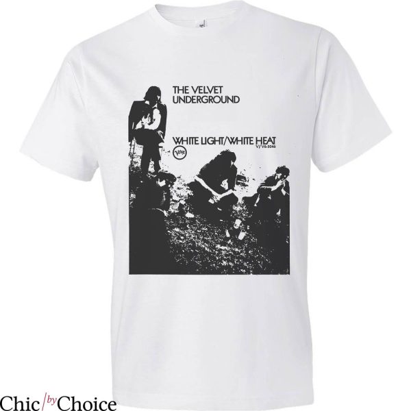 Velvet Underground T-Shirt Whitle Light White Heat Tee Music