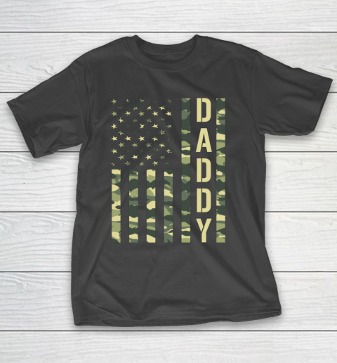 Veteran Shirt Proud Daddy Military Veteran Soldier Fathers day 2021 Flag T-Shirt