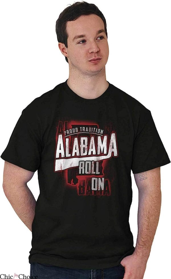 Vintage Alabama T-Shirt Roll On Bama