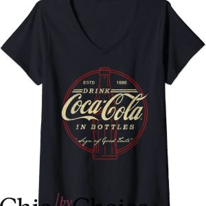 Vintage Coca Cola T-Shirt Drink Coca Cola In Bottles Shirt