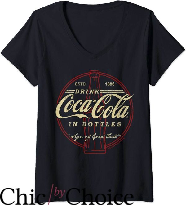 Vintage Coca Cola T-Shirt Drink Coca Cola In Bottles Shirt