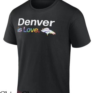 Vintage Denver Broncos T-Shirt Denver Broncos City Pride Team