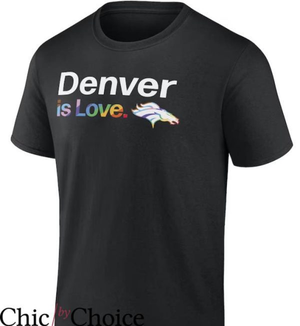Vintage Denver Broncos T-Shirt Denver Broncos City Pride Team