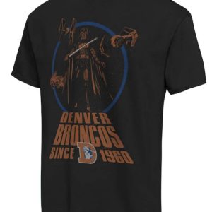 Vintage Denver Broncos T-Shirt Disney Star Wars Empire
