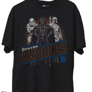 Vintage Denver Broncos T-Shirt Empire Star Wars