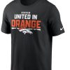 Vintage Denver Broncos T-Shirt United In Orange