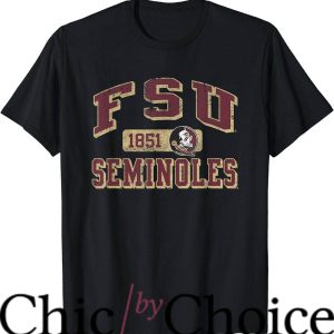 Vintage Fsu T-Shirt Seminoles 1851 Retro Tee Shirt Sport