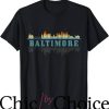 Vintage Orioles T Shirt Baltimore Skyline Maryland Tee NBA