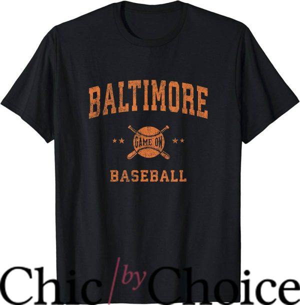 Vintage Orioles T Shirt Baseball Throwback Retro Shirt NBA