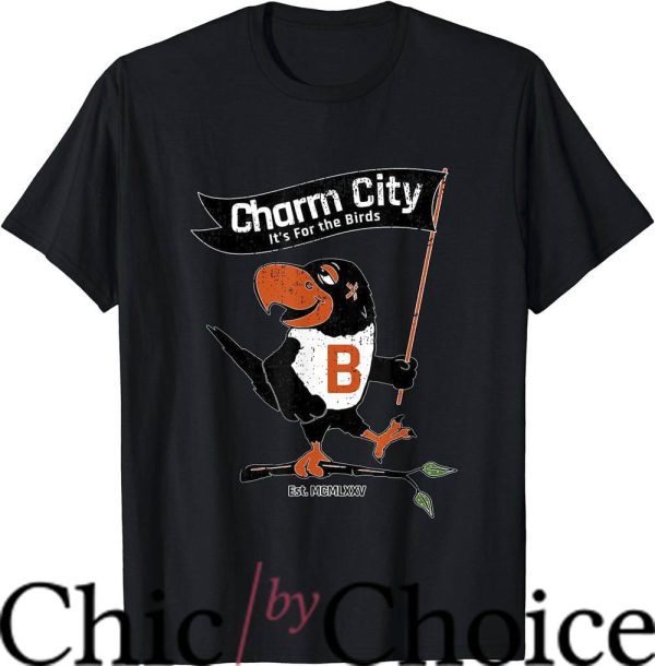 Vintage Orioles T Shirt Maryland Charm City Tee NBA