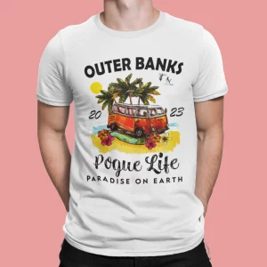 Vintage Outer Banks Paradise On Earth Shirt