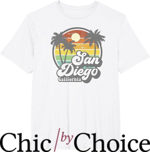 Vintage Padres T-Shirt Beach California Surfing Retro Tee