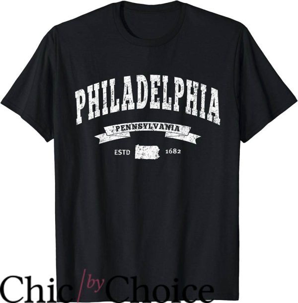 Vintage Phillies T-Shirt Philadelphia Pennsylvania Estd 1682