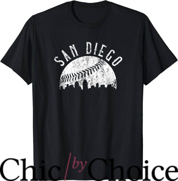 Vintage San Diego California Skyline Apparel T-Shirt