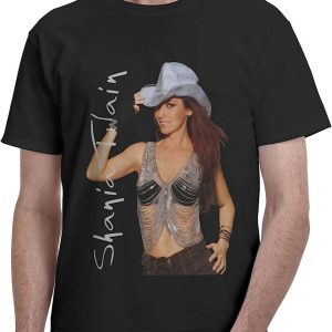 Vintage Shania Twain T-Shirt DaigMeng Fashioned Tee Music