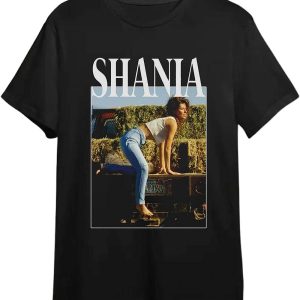 Vintage Shania Twain T-Shirt Lucky Shania Singer Music