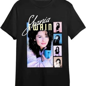 Vintage Shania Twain T-Shirt Memories Photos Tee Music