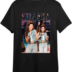 Vintage Shania Twain T-Shirt Shania Twain Up Single Music