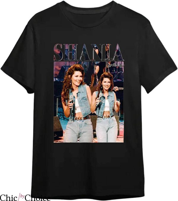 Vintage Shania Twain T-Shirt Shania Twain Up Single Music