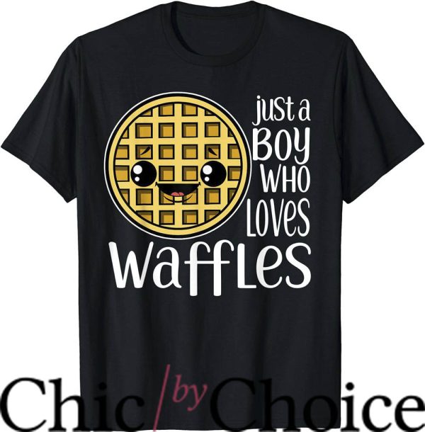 Waffle House T-Shirt Just Boy Who Loves Waffles Trending