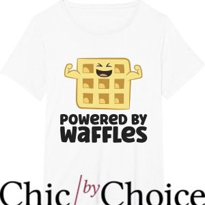 Waffle House T-Shirt Powered By Waffles T-Shirt Trending