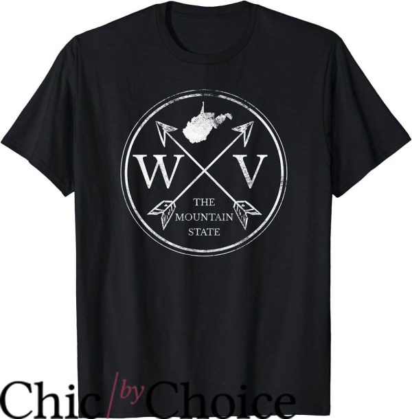 West Virginia T-Shirt Arrow WV The Mountain State