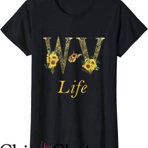 West Virginia T-Shirt Pride Sunflower WV Life