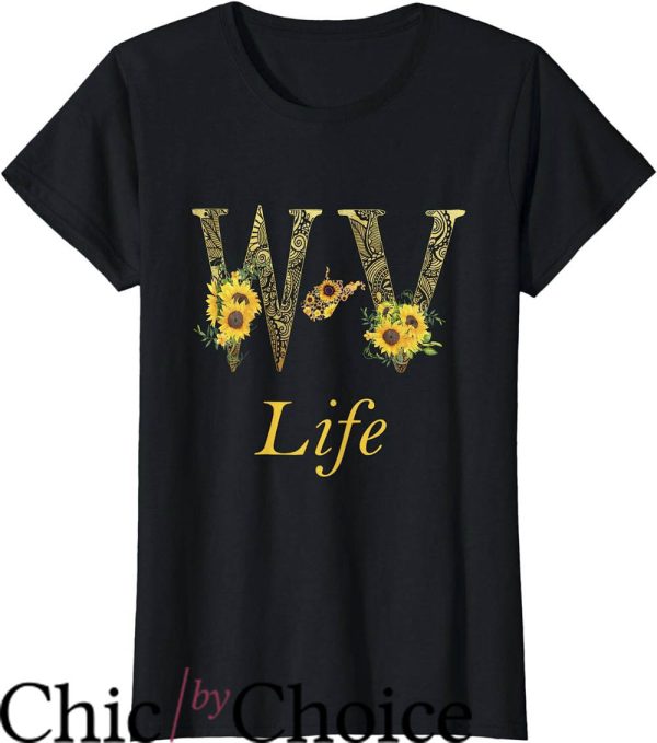 West Virginia T-Shirt Pride Sunflower WV Life