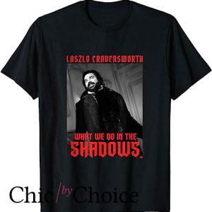 What We Do In The Shadows T Shirt Laszlo and Logo