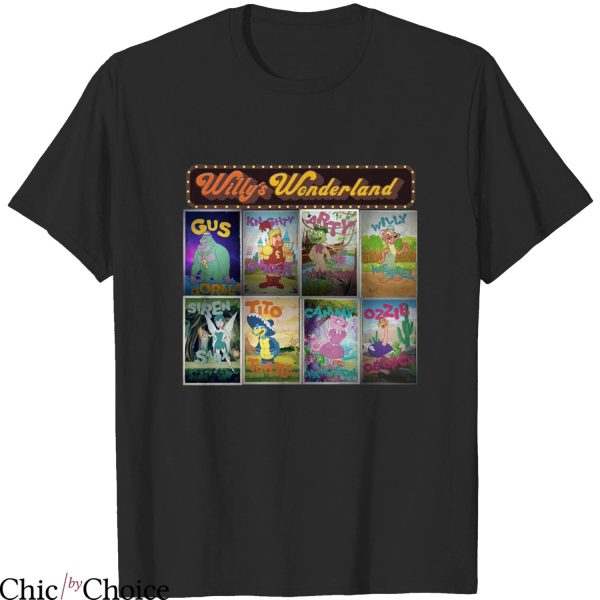 Willy’s Wonderland T-Shirt Willy’s Wonderland Characters Name