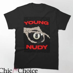 Young Nudy T-Shirt Skeleton Hand Classic Young Nudy