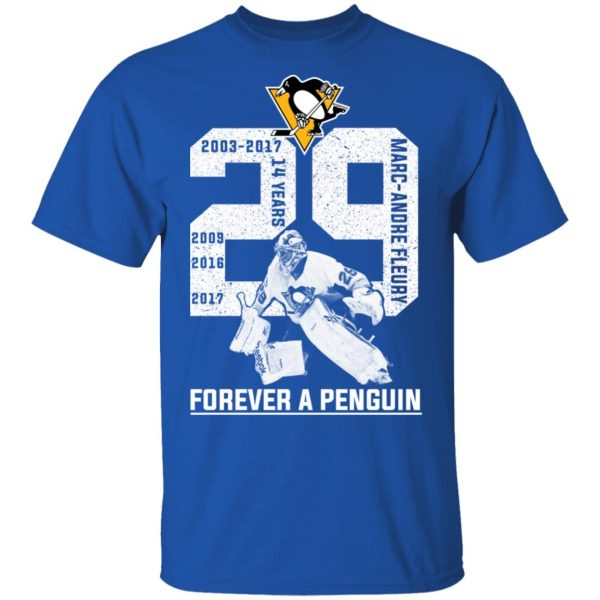 2003-2017 14 Years Marc Andre Fleury 29 Forever A Penguin T-Shirts, Hoodies, Sweater