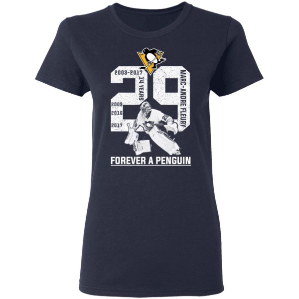 2003-2017 14 Years Marc Andre Fleury 29 Forever A Penguin T-Shirts, Hoodies, Sweater