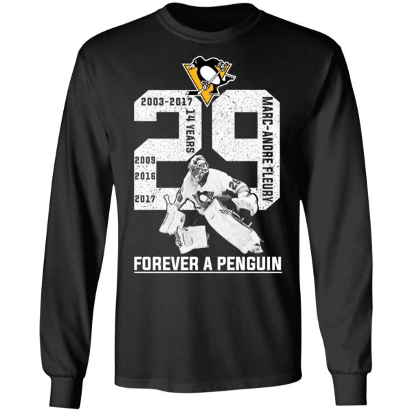 2003-2017 14 Years Marc Andre Fleury 29 Forever A Penguin T-Shirts, Hoodies, Sweater