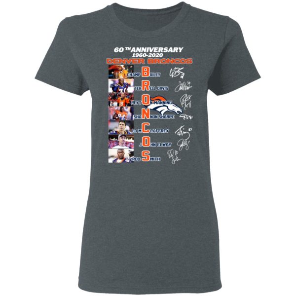 60th Anniversary Denver Broncos 1960 2020 T-Shirts, Hoodies, Sweatshirt