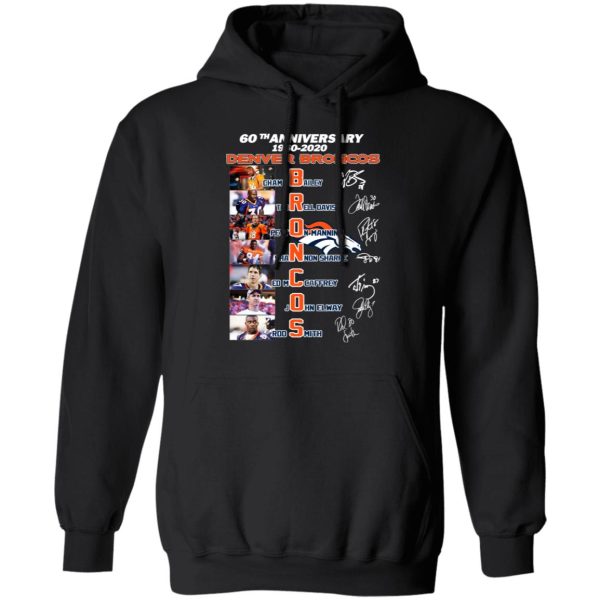 60th Anniversary Denver Broncos 1960 2020 T-Shirts, Hoodies, Sweatshirt