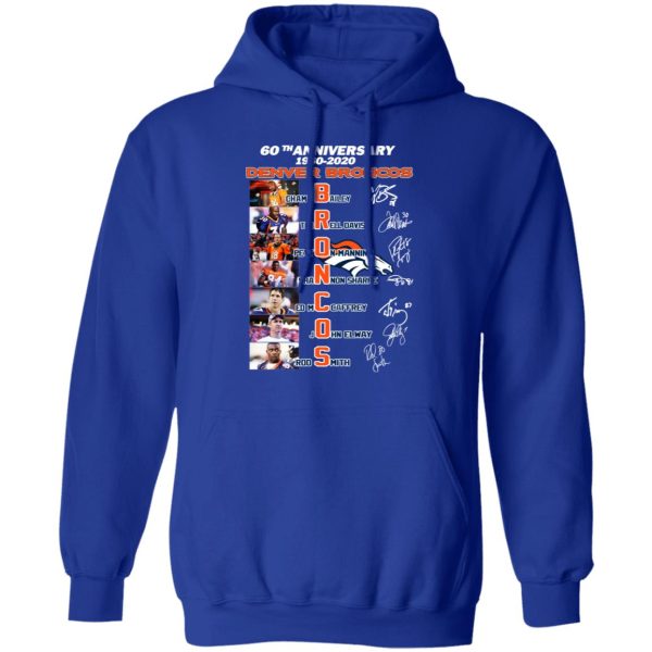 60th Anniversary Denver Broncos 1960 2020 T-Shirts, Hoodies, Sweatshirt