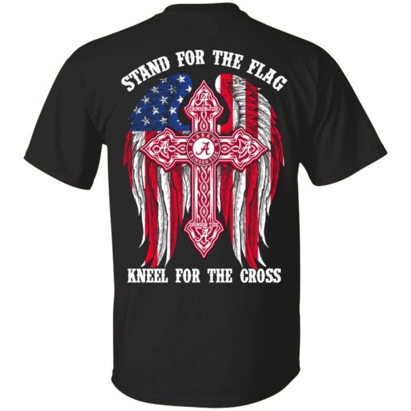 Alabama Crimson Tide Stand For The Flag Kneel For The Cross T-Shirts, Hoodies, Sweater