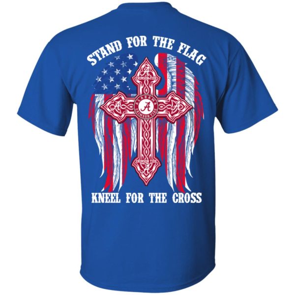 Alabama Crimson Tide Stand For The Flag Kneel For The Cross T-Shirts, Hoodies, Sweater