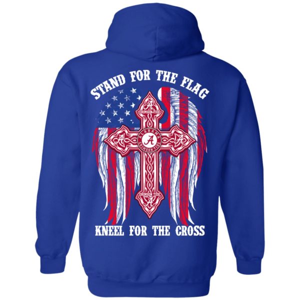 Alabama Crimson Tide Stand For The Flag Kneel For The Cross T-Shirts, Hoodies, Sweater