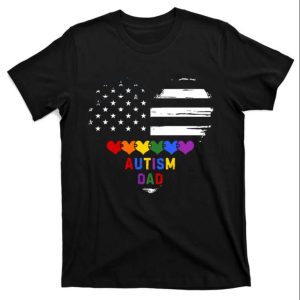 American Flag USA Autism Dad Awareness T-Shirt – The Best Shirts For Dads In 2023 – Cool T-shirts American Flag USA Autism Dad Awareness T-Shirt – The Best Shirts For Dads In 2023 – Cool T-shirts